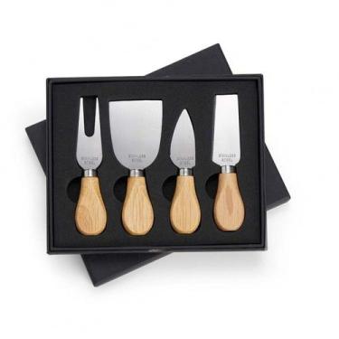 Imagem de Kit para Queijo Petiscos com 4 peças em estojo - CheeseK