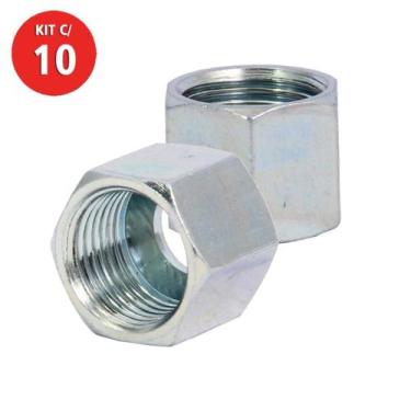 Imagem de Kit 10 Porca Sextavada Din Serie Leve M36-2.0xT28 Belenus