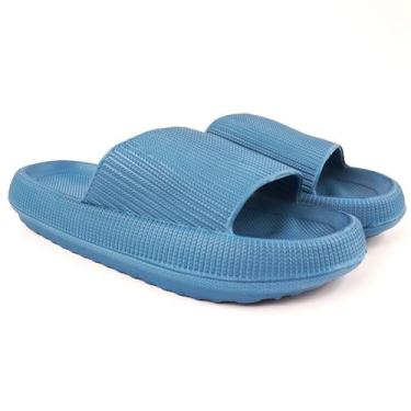 Imagem de Sandália Ortopédica Fly Feet Nuvem Azul Tam 42/43