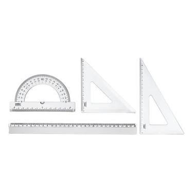 Imagem de Kit Escolar 4 Peças CRISTAL 1º Grau MAXCRIL - 10130001 - WALEU