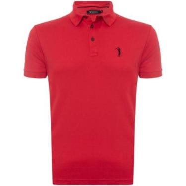 Imagem de Camisa Polo Aleatory Lisa Algodão Pima Masculina-Masculino