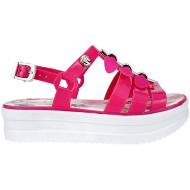 Imagem de Sandália Infantil Feminina Plataforma Trio De Laço Miss Miss, 27/28, P