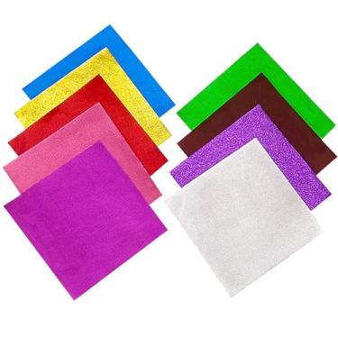 Imagem de Embalagem com 100 embalagens de doces com superfície lisa, vários tamanhos de papéis de embrulho de grau alimentício para chocolates caseiros, caramelos, doações e Natal (Tamanho: 3,93 × 3,93 cm (10 ×