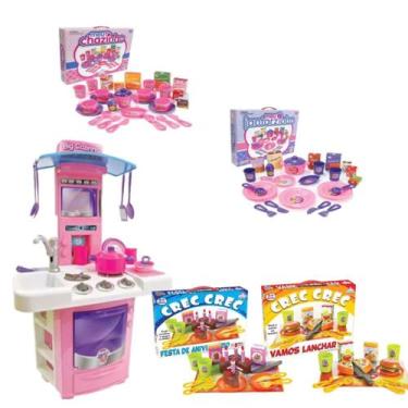 Imagem de Kit Cozinha Sonho de Princesa Completo Para Crianças Meninas - BIG STA