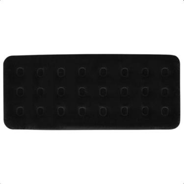 Imagem de Colchão Inflável de Ar Deluxe Comfort Preto Bel Resistente Camping ou 