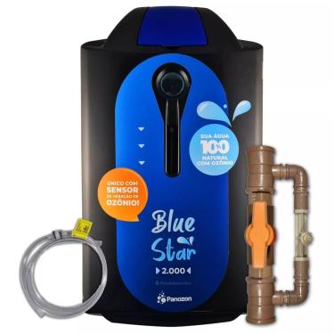 Imagem de Gerador de Ozônio Blue Star 2000 para Piscinas até 50.000 Litros - Tratamento Natural, Sem Ardor nos Olhos e Pele Macia - 220V