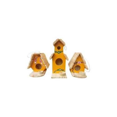 Imagem de Mini Casinha Mini Casinha Dois Andares e Mini Chalé para Decorar Enfei