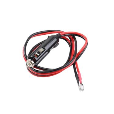 Imagem de Adaptador de isqueiro de plugue macho resistente, cabo carregador de energia de 9 m com luz LED 16 AWG cabo para inversor de carro, bomba de ar e faça você mesmo