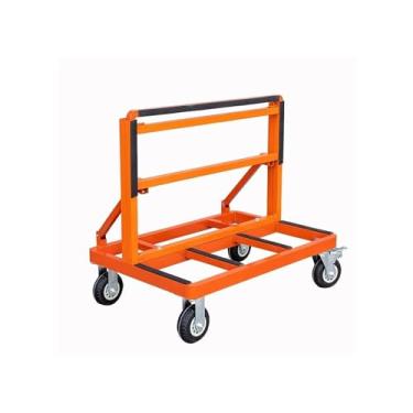 Imagem de Carrinho Dobrável Para Drywall, Capacidade De Carga 800 Kg, Equipado Com Rodízios Giratórios Borracha, Extensível, Adequado Para, Compensado, Vidro E Gesso Acartonado