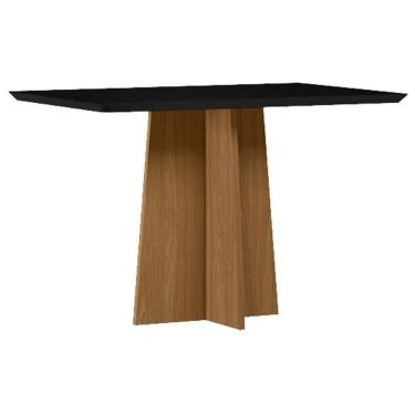 Imagem de Mesa De Jantar Anitta 120x80 Cm Com Vidro Ype Preto