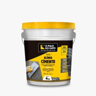 Imagem de Aditivo Para Argamassa Hidrofugante Blinda Cimento Em Pó 4kg - Pulo do