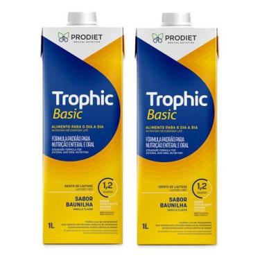 Imagem de 2 Litros De Trophic Basic 1 Litro . 1,2 Kcal/ml - Prodiet, Baunilha