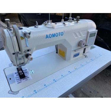 Imagem de Máquina de Costura Reta Industrial eletrônica Aomoto-220v, 9200D4, 550
