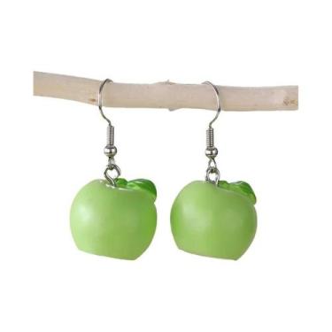 Imagem de Brincos Femininos De Moda Com Pingentes De Frutas E Folhas: Mirtilo, L