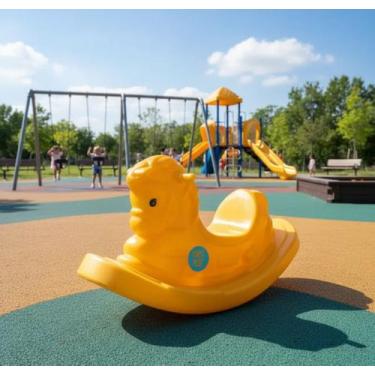 Imagem de Gangorra Cavalinho Maxima Durabilidade Parquinho - TonesPlay, Amarelo