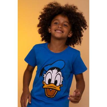 Imagem de Camiseta Infantil Disney Pato Donald, 10, Azul malibu