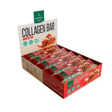 Imagem de Collagen Bar Nutrify Barra de proteína Torta de Maça 10und