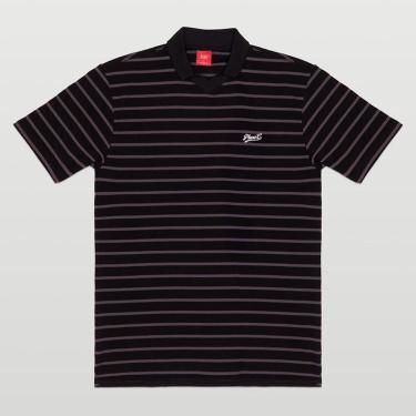 Imagem de Camiseta Plano C Polo Shirt Jersey Preto-Masculino