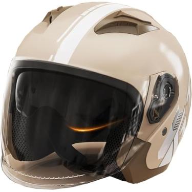 Imagem de Capacete De Boné De Beisebol Retrô Meio Capacete Vintage Capacete De Motocicleta Masculino E Feminino Capacete De Scooter Aberto Capacete Certificado Dot, Para Capacetes De Ciclom, Pink