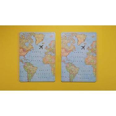 Imagem de CAPA BY GOCASE MAPA MUNDI GRANDE CADERNO INTELIGENTE