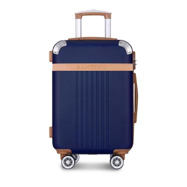 Imagem de MALA DE BORDO P ATHENA RÍGIDA 4 RODAS DUPLAS 360º SANTINO Cor:;Tamanho:Pequena;Genero:-Unissex