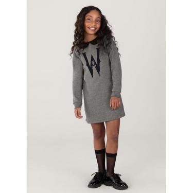 Imagem de Vestido Wandinha Infantil Menina Brandili-Feminino