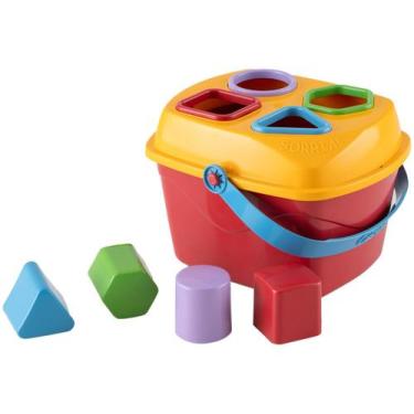 Imagem de Brinquedo de Encaixar Baby Land Maletuxo Cardoso - Toys 5 Peças