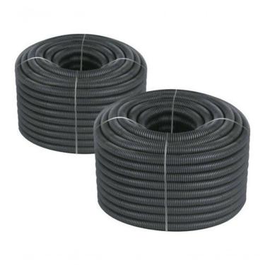 Imagem de Duto Corrugado 3-4 50m S Guia para Cabos Alta Resistência Mecânica Preto Higipack