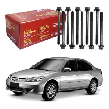Imagem de Jogo Parafuso Cabeçote Sabó Honda Civic 1.7 16v 2004 A 2006