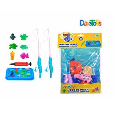 Imagem de Jogo Pesca Brinquedo Magnética Peixinhos - Dute Toys