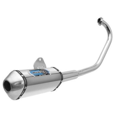 Imagem de Escapamento Moto Pro Tork Mini 3 Curva Cromada Yes 125 2004 À 2013, CR