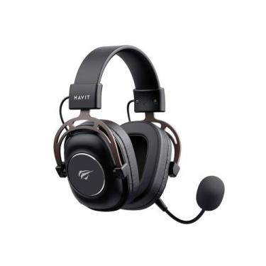 Imagem de Headset Gamer Profissional Sem Fio Havit H2002YG, Driver 50mm, Wireles