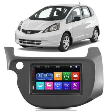 Imagem de Kit Multimídia Mp5 Honda Fit 2009 2010 2011 2012 2013 2014 7 Polegadas