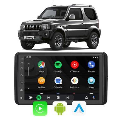 Imagem de Kit Central Multimidia Android Auto Carplay Jimny 2008 2009 2010 2011 