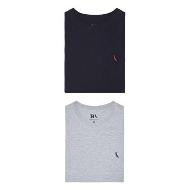 Imagem de Kit 2 Camisetas Básicas Gota E Brasa Pica Pau Reserva-Masculino