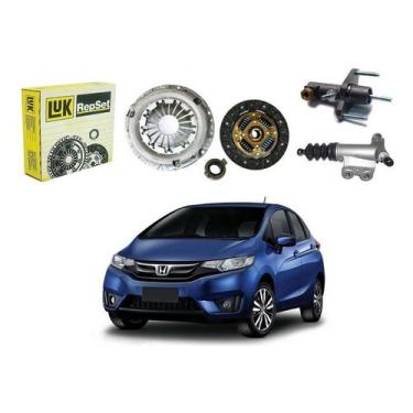 Imagem de Kit Embreagem Cilindro Câmbio Pedal Fit 1.5 2014 A 2017 - LuK