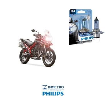 Imagem de Lâmpada Philips BlueVision H4 p/ TRIUMPH TIGER 800XC 2012-13