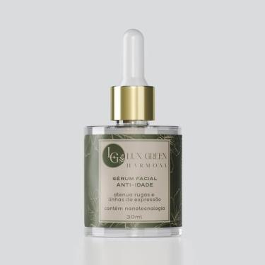 Imagem de Sérum Facial AntiIdade Lux Green  Retinol Ácido Hialurônico Peptídeos,