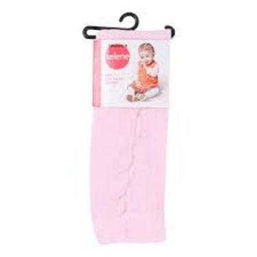 Imagem de Meia Calça Bebe RN em Algodão Rosa - Selene