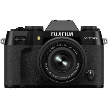 Imagem de Câmera FujiFilm X-T50 Mirrorless Preta + Lente XC 15-45mm