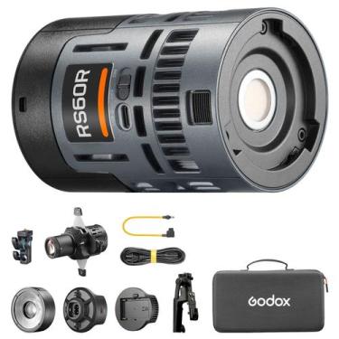 Imagem de Iluminador Led Rgb Godox Rs60r 1800-10.000k Cct Com Kit De Projeção