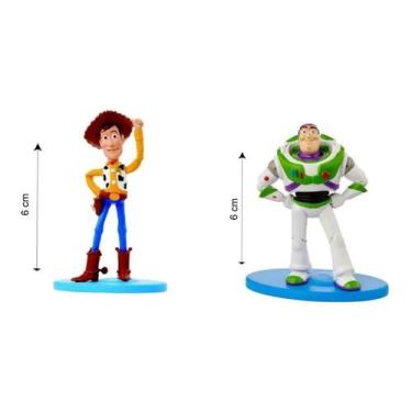 Imagem de Bonecos Toy Story 4 Kit Woody E Buzz 6 Cm - Mattel