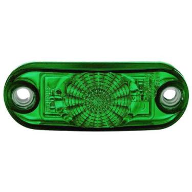 Imagem de Lanterna Frontal Delimitadora Led Verde P/ Caminhões 12V/24V - Sinalsu