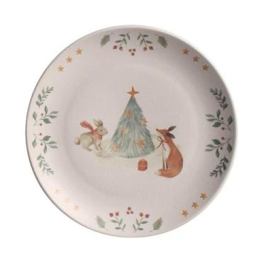 Imagem de Conjunto com 6 Pratos de Sobremesa Coup Stoneware Christmas Card Ø19,4