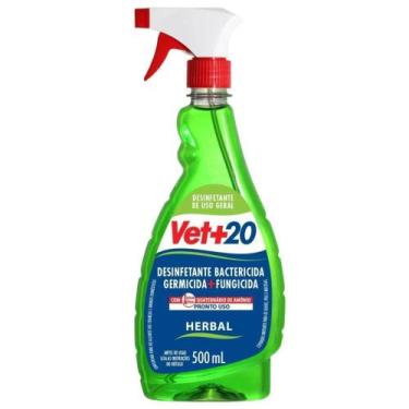 Imagem de Desinfetante Pronto Uso Herbal em Spray Vet+20 - 500ml