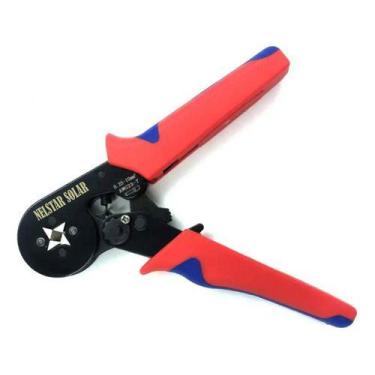 Imagem de Alicate Crimpar Prensar Terminal Ilhós Tubular 0,25 Até 10mm - Snetec
