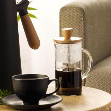 Imagem de Cafeteira Prensa Francesa De Vidro E Tampa De Bambu 400ml - WOLFF