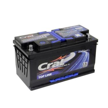 Imagem de Bateria automotiva selada 95Ah polo positivo direto - Top Line - Cral