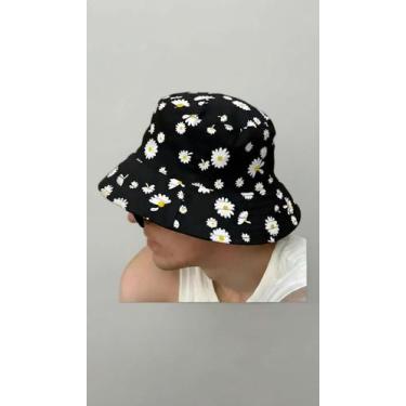 Imagem de Chapéu Bucket Dupla Face Margaridas 58cm - Congratulations Store
