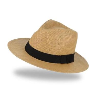 Imagem de Chapéu Panamá Aba Larga Verão Casual Unissex - FSS Variedades